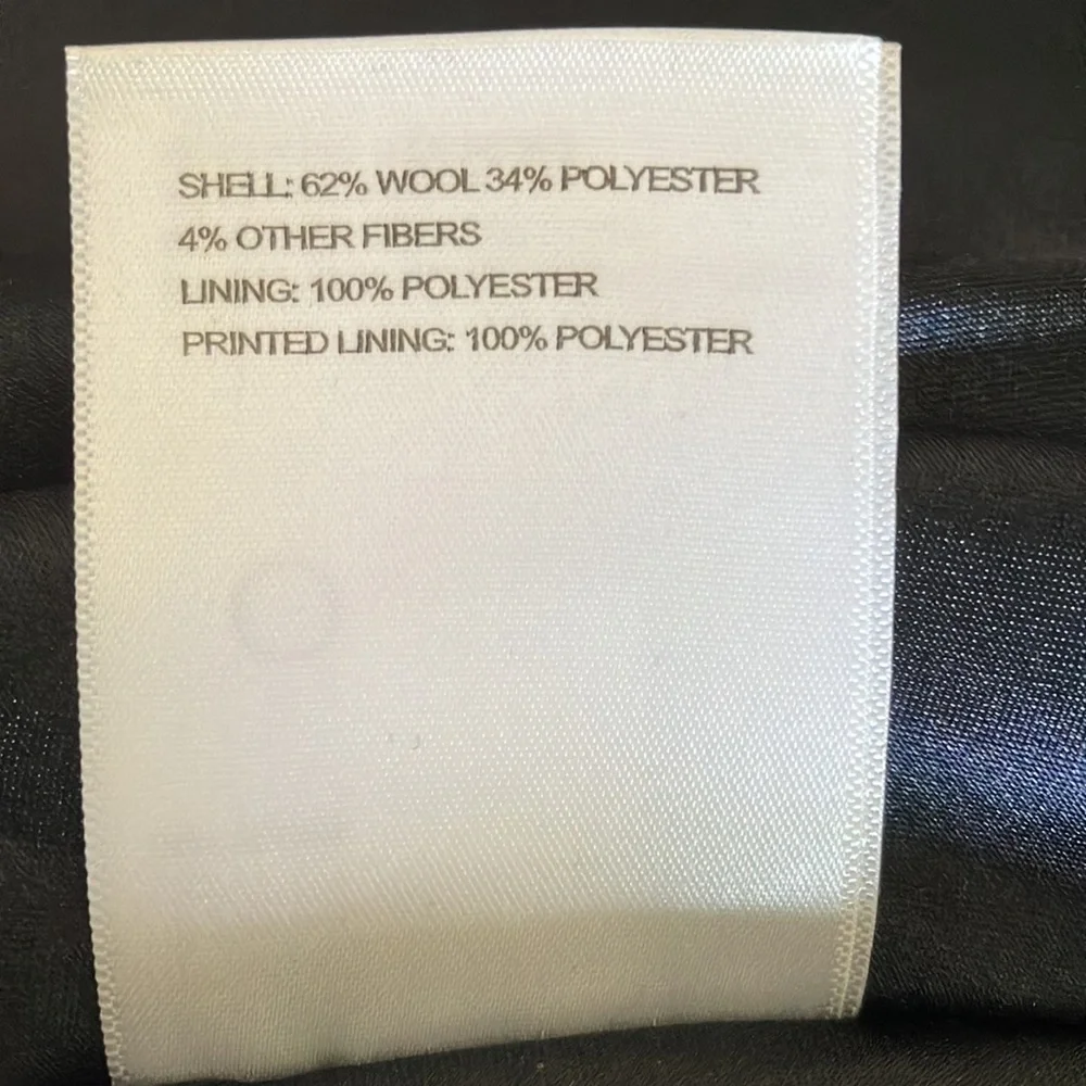 Laundry by Shelli Segal wool coat in dark navy - Picture 9 of 10